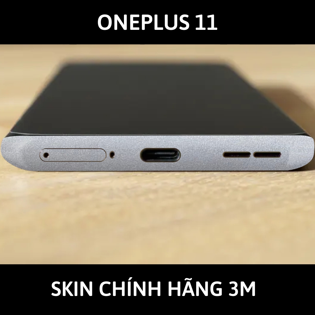 Skin 3m Oneplus 11 full body và camera nhập khẩu chính hãng USA phụ kiện điện thoại huỳnh tân store - Aluminum White - Warp Skin Collection