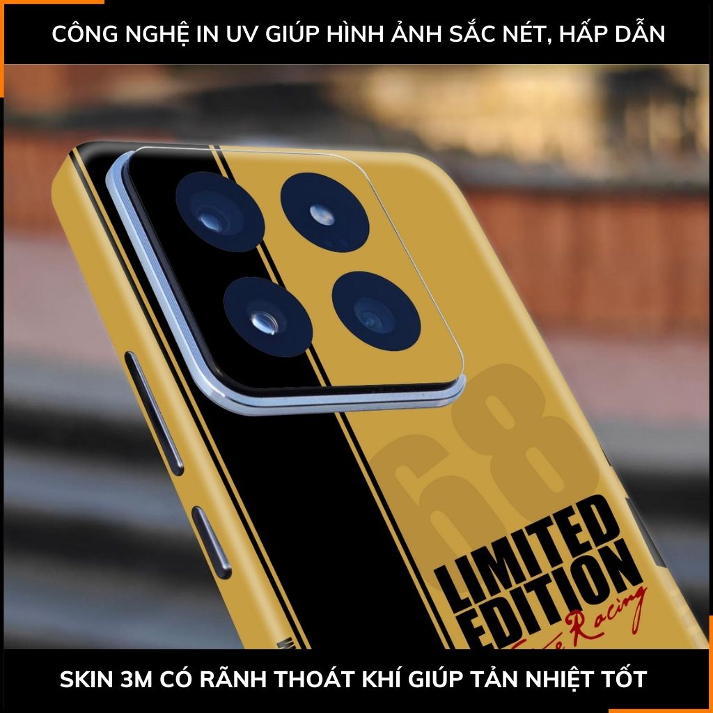 Dán skin điện thoại Xiaomi Mi 14 , Mi 14 Pro full body và camera nhập khẩu chính hãng USA in hình VINTAGE RACING - SKD O06 phụ kiện điện thoại huỳnh tân store
