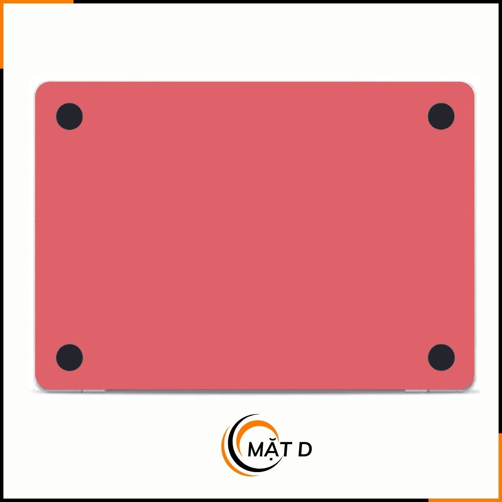 Dán skin macbook pro, macbook air chính hãng 3M nhập khẩu USA - SKIN 3M - MACBOOK - PASTEL RED  - SK A01 04 phụ kiện điện thoại huỳnh tân store
