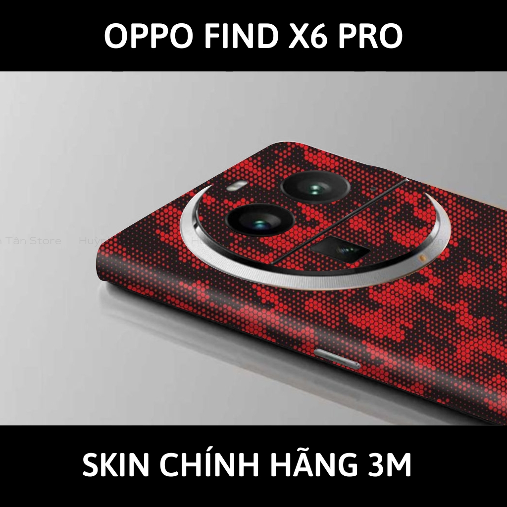 Dán skin điện thoại Oppo Find X6 Pro full body và camera nhập khẩu chính hãng USA phụ kiện điện thoại huỳnh tân store - Mamba Red - Warp Skin Collection