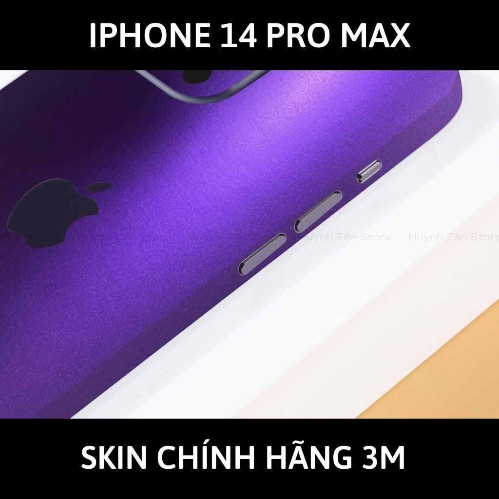 Skin 3m Iphone 14, Iphone 14 Pro, Iphone 14 Pro Max full body và camera nhập khẩu chính hãng USA phụ kiện điện thoại huỳnh tân store - Oracal Deep Pupper - Warp Skin Collection