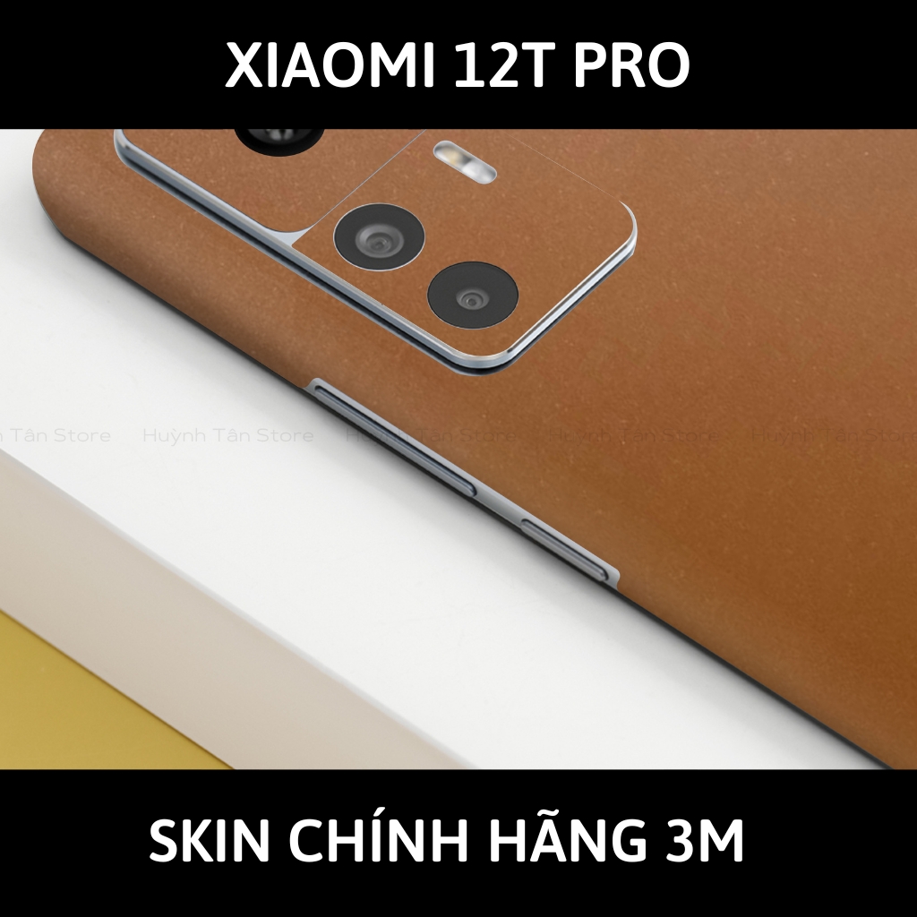 Skin 3m Mi 12T, Mi 12T Pro, K50 Ultra full body và camera nhập khẩu chính hãng USA phụ kiện điện thoại huỳnh tân store - Caramel - Warp Skin Collection