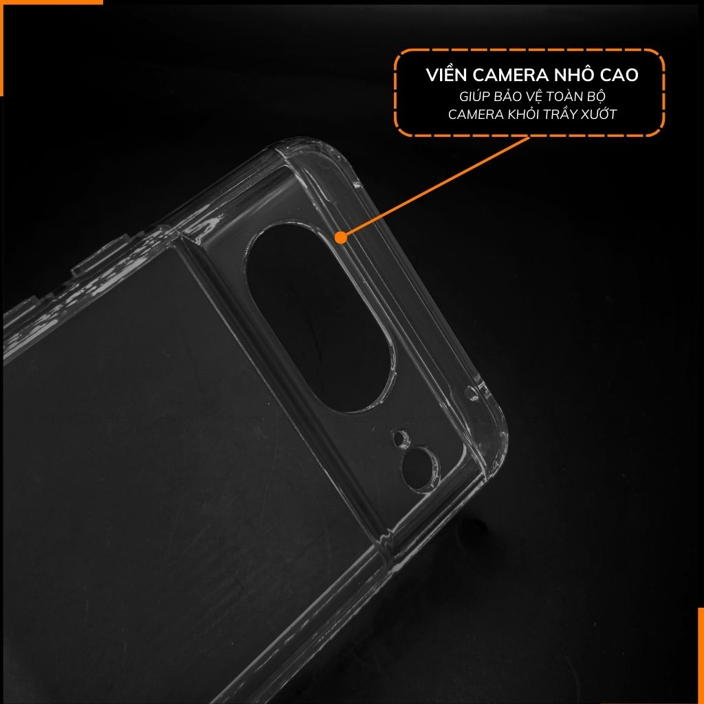 Ốp lưng google pixel 8 chống sốc CLEAR COLOR VER 4 trong suốt không ố vàng bảo vệ camera phụ kiện huỳnh tân store
