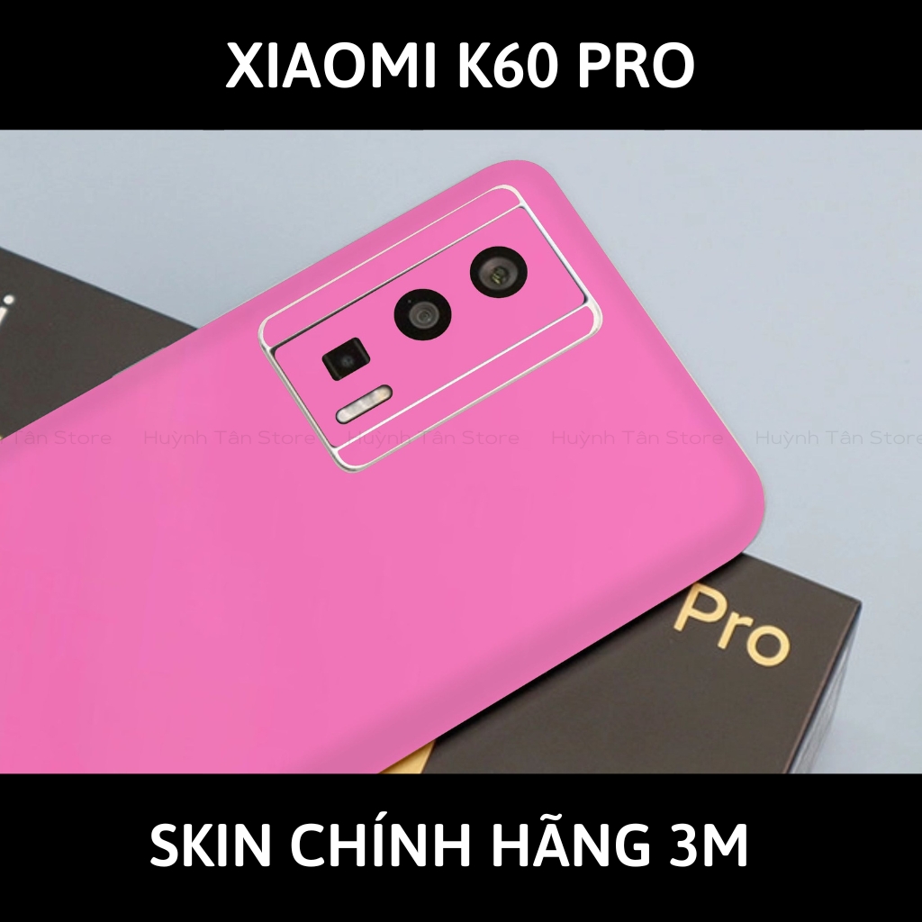 Skin 3m K60, K60 Pro full body và camera nhập khẩu chính hãng USA phụ kiện điện thoại huỳnh tân store - Oracal Hot Pink - Warp Skin Collection