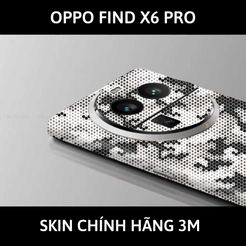 Dán skin điện thoại Oppo Find X6 Pro full body và camera nhập khẩu chính hãng USA phụ kiện điện thoại huỳnh tân store - Mamba White - Warp Skin Collection