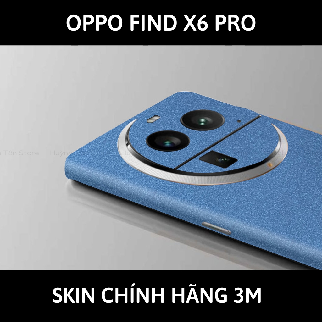 Dán skin điện thoại Oppo Find X6 Pro full body và camera nhập khẩu chính hãng USA phụ kiện điện thoại huỳnh tân store - Oracle Dove Blue Metallic - Warp Skin Collection