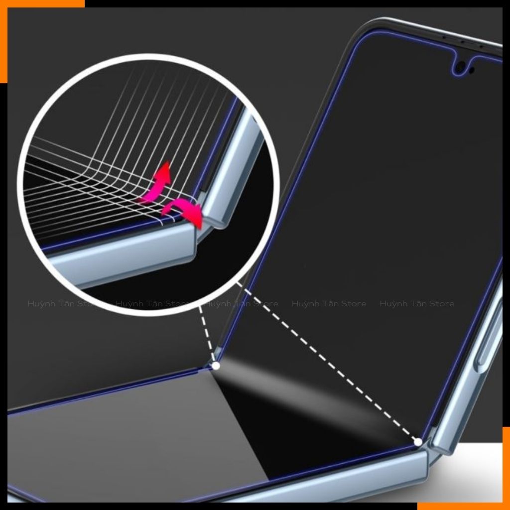 Dán màn hình z flip 5 dẻo TPU trong suốt hoặc nhám 3 lớp dễ dán bảo vệ màn hình phụ kiện điện thoại huỳnh tân store