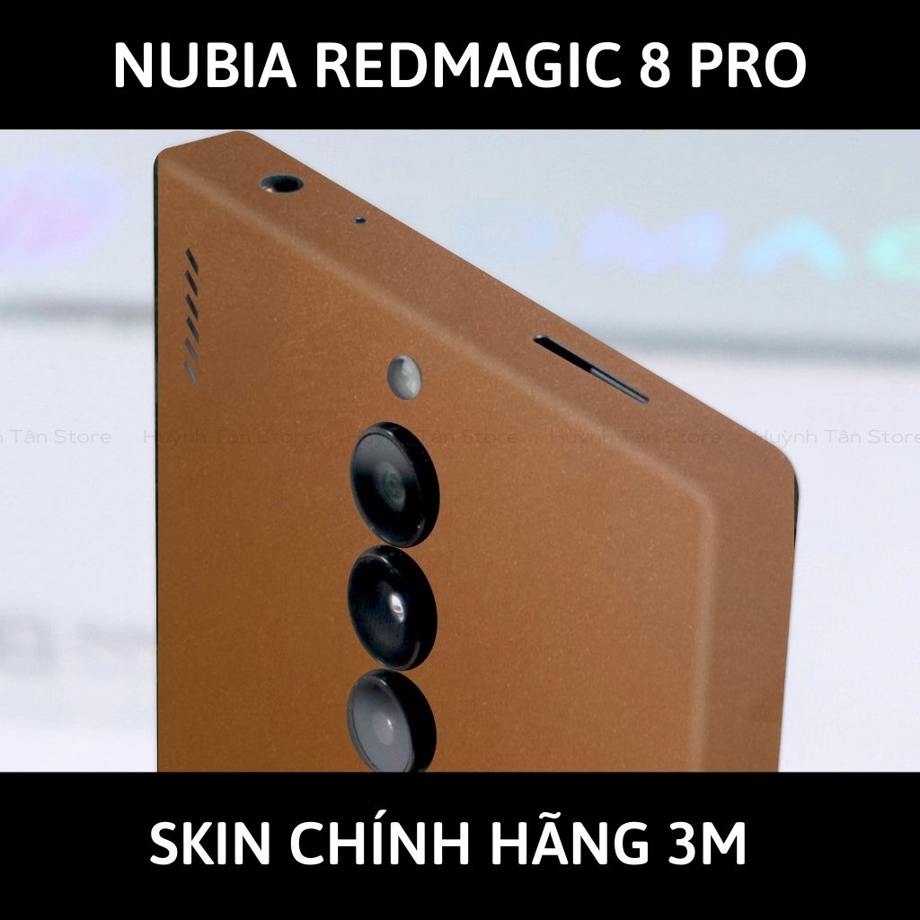 Skin 3m Nubia Redmagic 8 Pro, 8 Pro Plus full body và camera nhập khẩu chính hãng USA phụ kiện điện thoại huỳnh tân store - Caramel - Warp Skin Collection