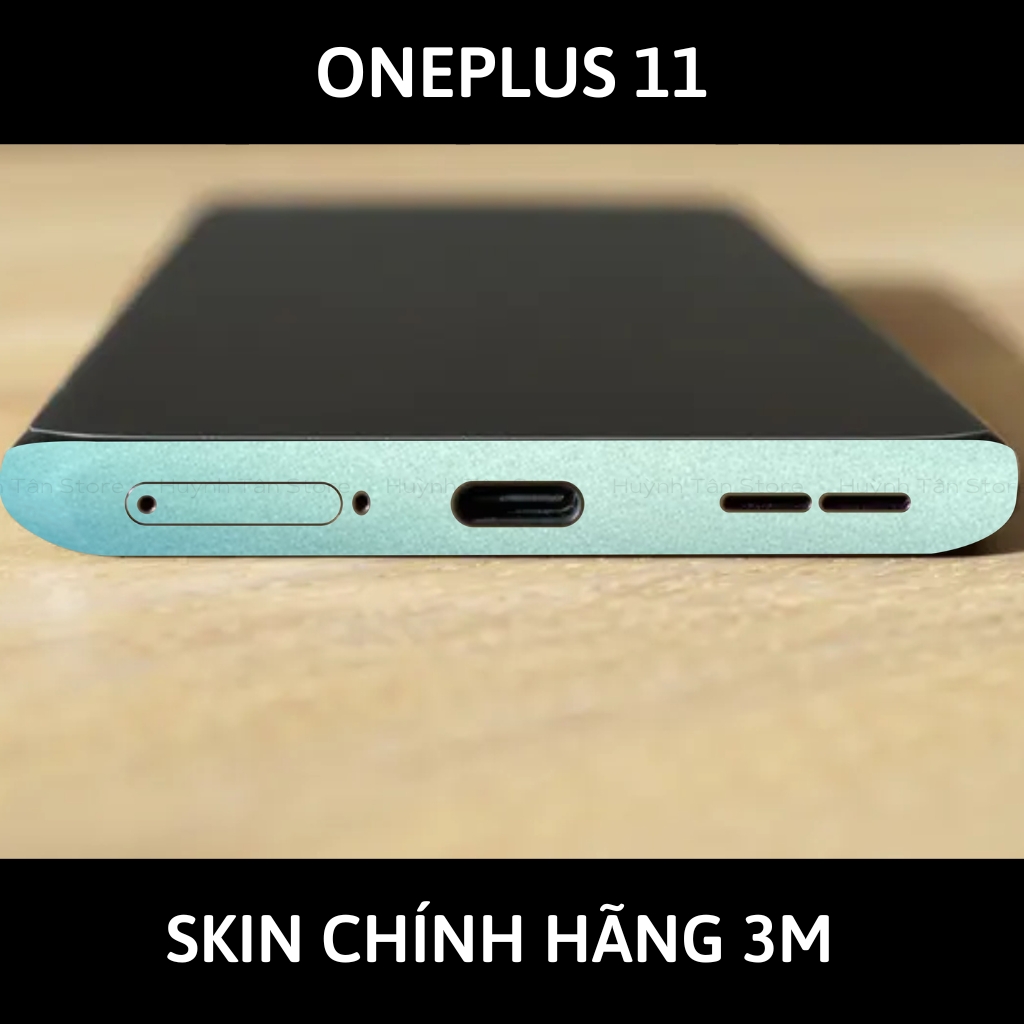 Skin 3m Oneplus 11 full body và camera nhập khẩu chính hãng USA phụ kiện điện thoại huỳnh tân store - Oracle Blue Yellow - Warp Skin Collection