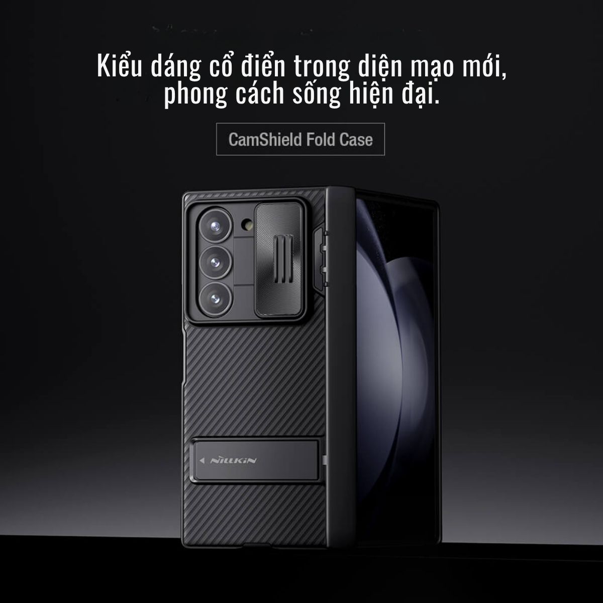Ốp lưng Samsung Z Fold 6 nắp trượt bảo vệ camera Nillkin CamShield Pro