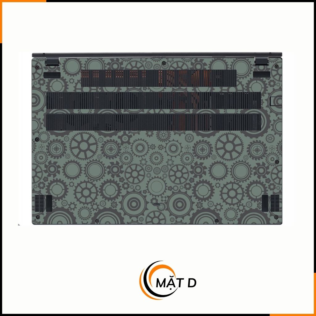 Dán skin laptop asus, dell , acer, hp, msi chính hãng ORAFOL nhập khẩu ĐỨC - SKIN 3M - LAPTOP - BÁNH RĂNG - SK-B10-01 phụ kiện điện thoại huỳnh tân store