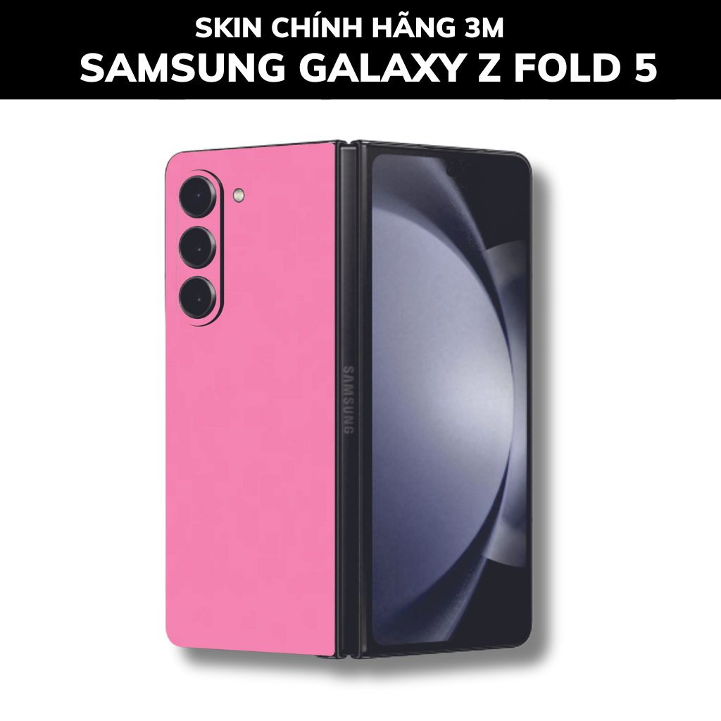 dán skin 3m samsung galaxy z fold 5 full body, camera phụ kiện điện thoại huỳnh tân store - Pink