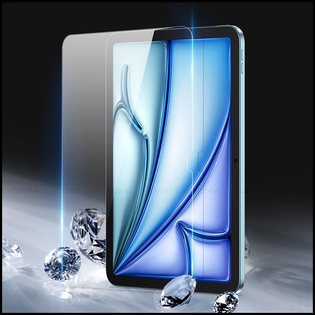 Cường lực ipad Air  6 11 inch trong suốt KHÔNG VIỀN ĐEN chống bám vân tay chính hãng DUXDUCIS phụ kiện