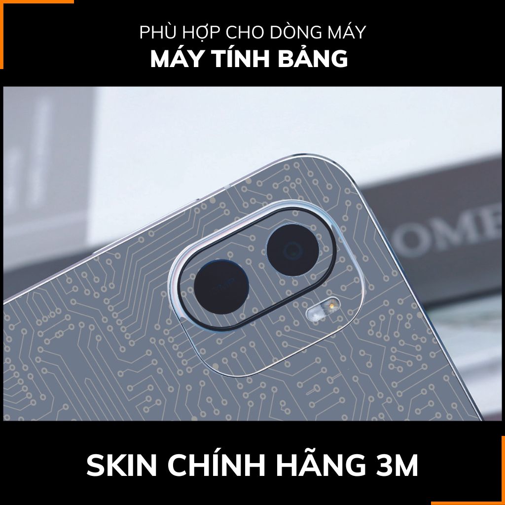 Dán skin máy tính bảng xiaomi, huawei, oppo, lenovo, google, microsoft, vivo  full body và camera chính hãng ORAFOL nhập khẩu từ ĐỨC MÁY TÍNH BẢNG  - ELECTRIC FULL GREY -  SK B01 08 phụ kiện điện thoại huỳnh tân store