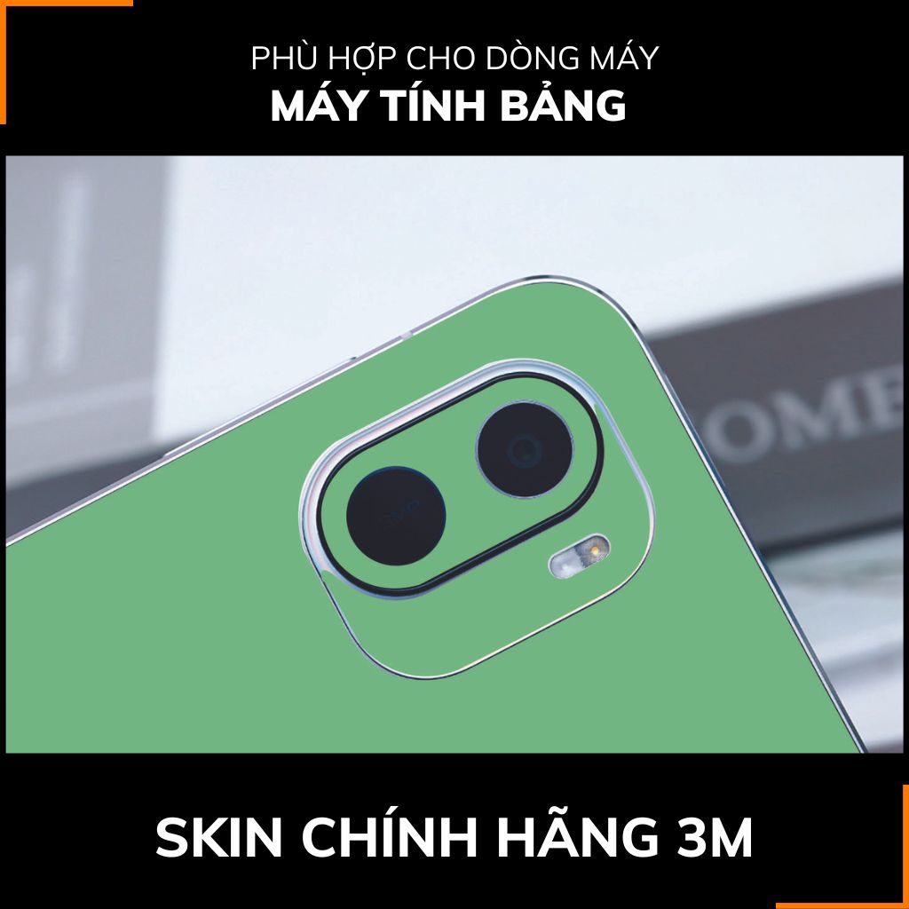 Dán skin máy tính bảng xiaomi, huawei, oppo, lenovo, google, microsoft, vivo  full body và camera chính hãng ORAFOL nhập khẩu từ ĐỨC MÁY TÍNH BẢNG  - PASTEL GREEN -  SK A02 02 phụ kiện điện thoại huỳnh tân store