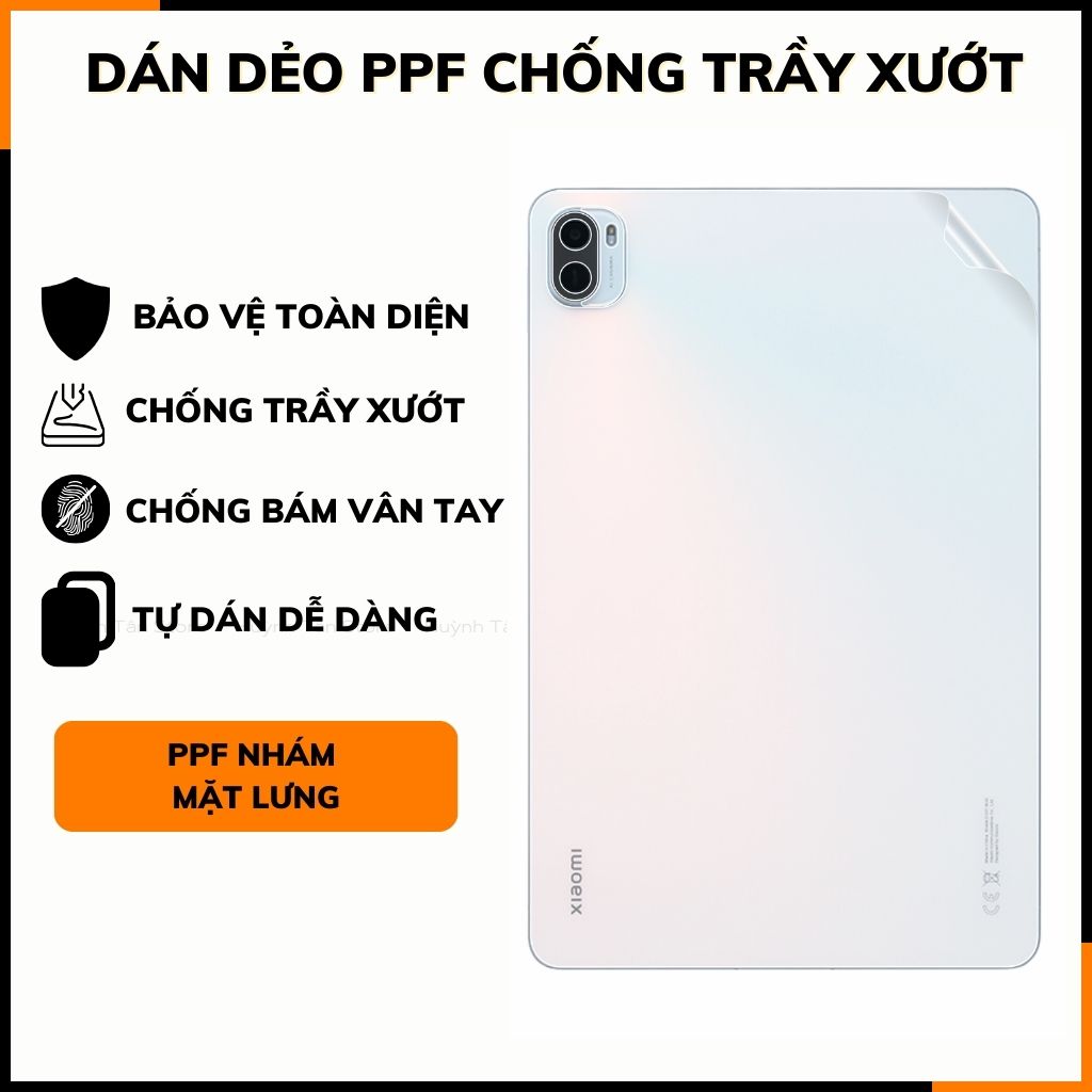 Dán dẻo PPF máy tính bảng xiaomi, huawei, oppo, lenovo, google, microsoft, vivo  full body và camera trong suốt hoặc nhám chống trầy xướt, bảo vệ phụ kiện điện thoại huỳnh tân store