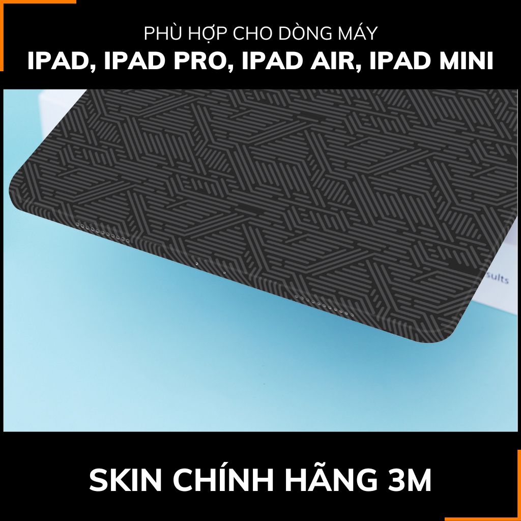Dán skin ipad , ipad pro, ipad air , ipad mini full body và camera chính hãng 3M - PATTEN TEXTURE 02 - SK-B05-02 phụ kiện điện thoại huỳnh tân store