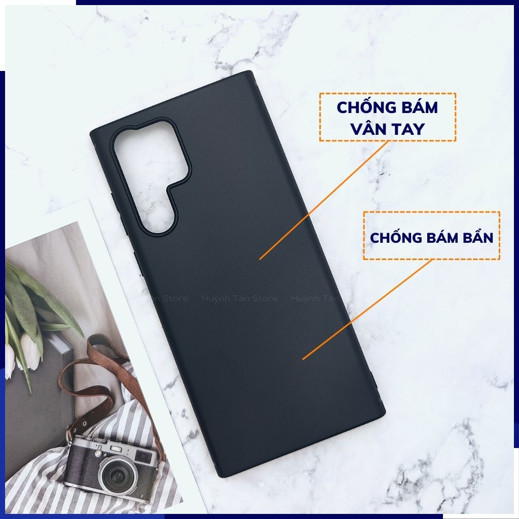 Ốp lưng samsung s22 ultra TPU màu dẻo siêu mỏng ôm sát thân máy bảo vệ camera phụ kiện huỳnh tân store