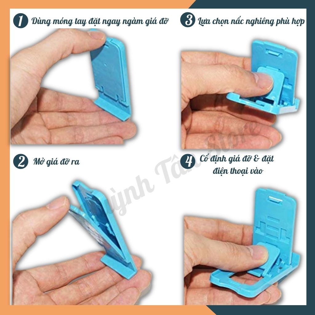 Giá đỡ điện thoại, máy tính bảng nhiều nấc.