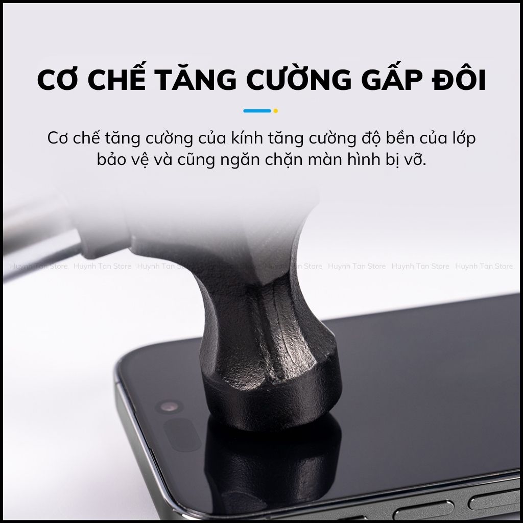 Kính cường lực iphone 16 Pro Max trong suốt full màn kèm khung tự dán chính hãng HODA