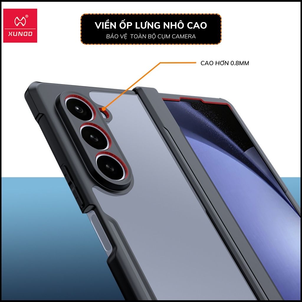 Ốp lưng z fold 6 chống sốc xundd bảo vệ camera chính hãng chống ố vàng phụ kiện điện thoại huỳnh tân store