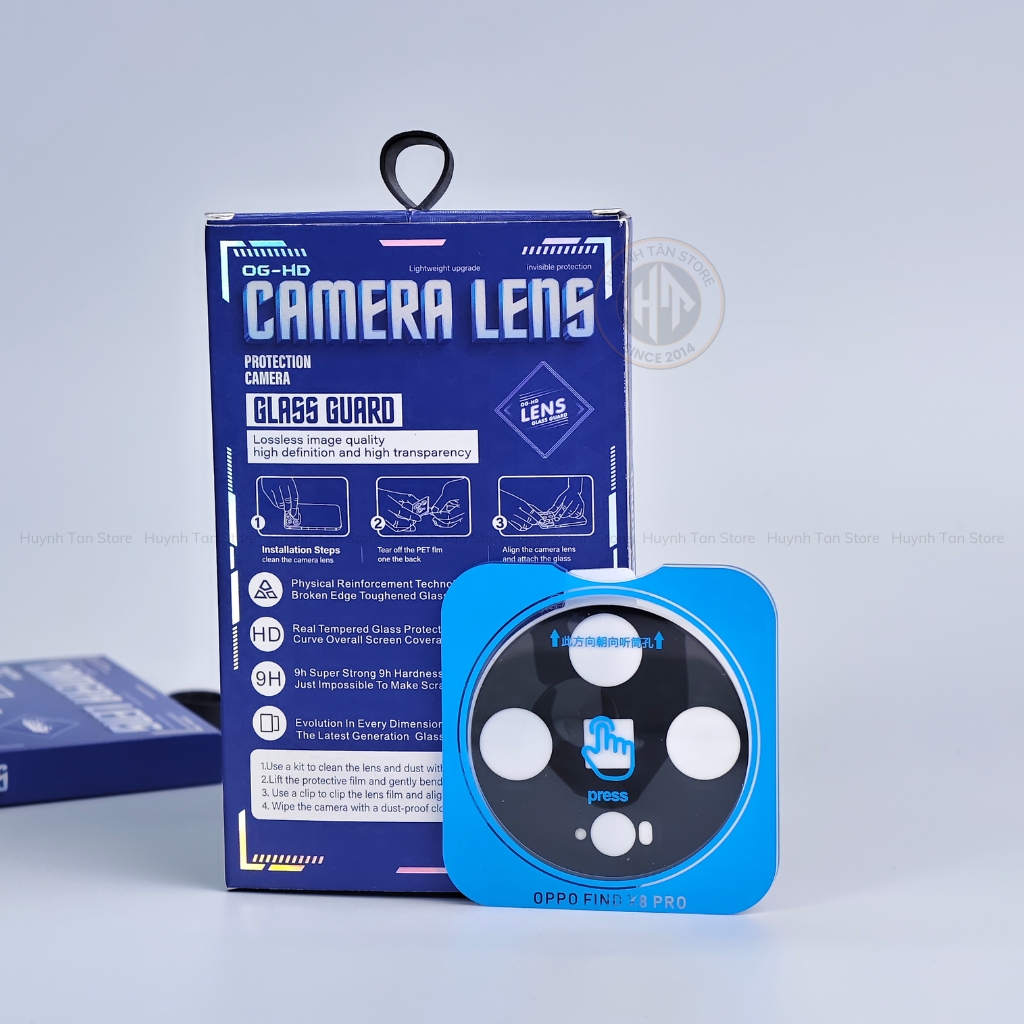 Kính cường lực camera Oppo Find X8 Ultra , X8 Pro , X8 , X7 Ultra, X7, Find N5 FULL ĐEN chống chói công nghệ AR có khung tự dán bảo vệ toàn diện phụ kiện huỳnh tân store