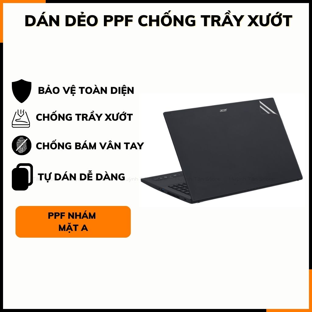 Dán dẻo PPF laptop asus, dell , acer, hp, msi trong suốt hoặc nhám chống trầy xướt, bảo vệ phụ kiện điện thoại huỳnh tân store