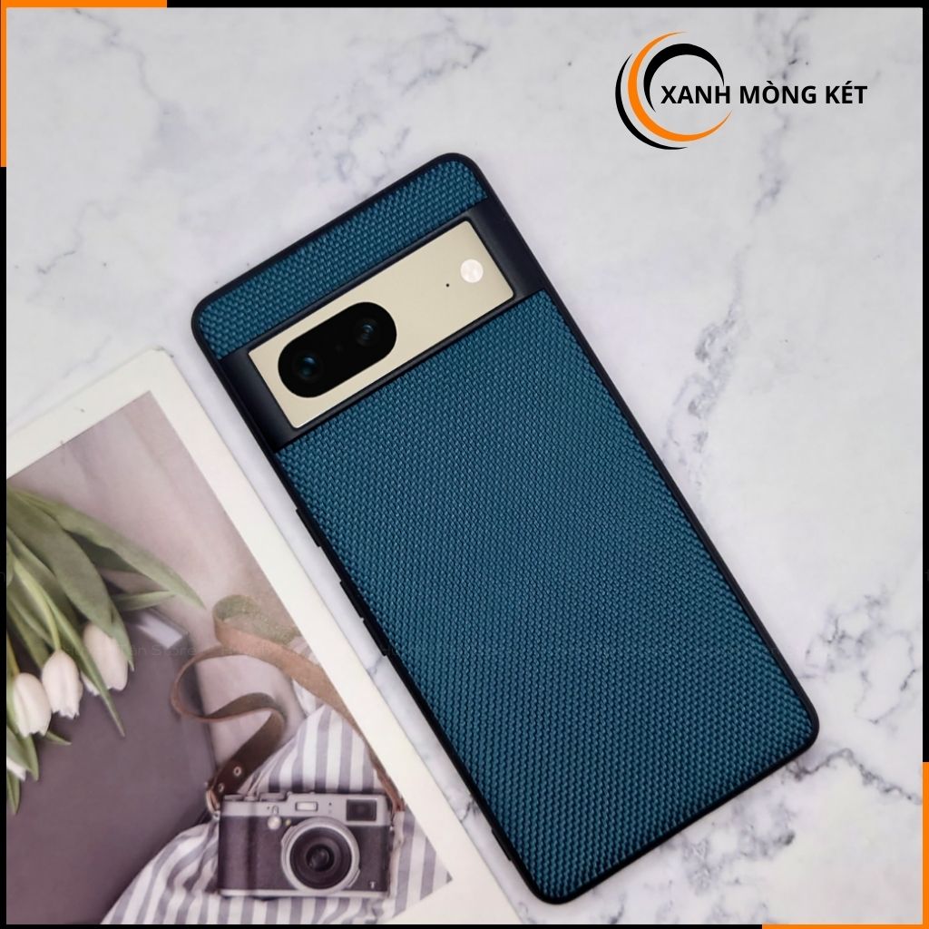 Ốp lưng pixel 8 nhựa dẻo vải nylon nhiều màu chống bám vân tay bảo vệ camera phụ kiện huỳnh tân store
