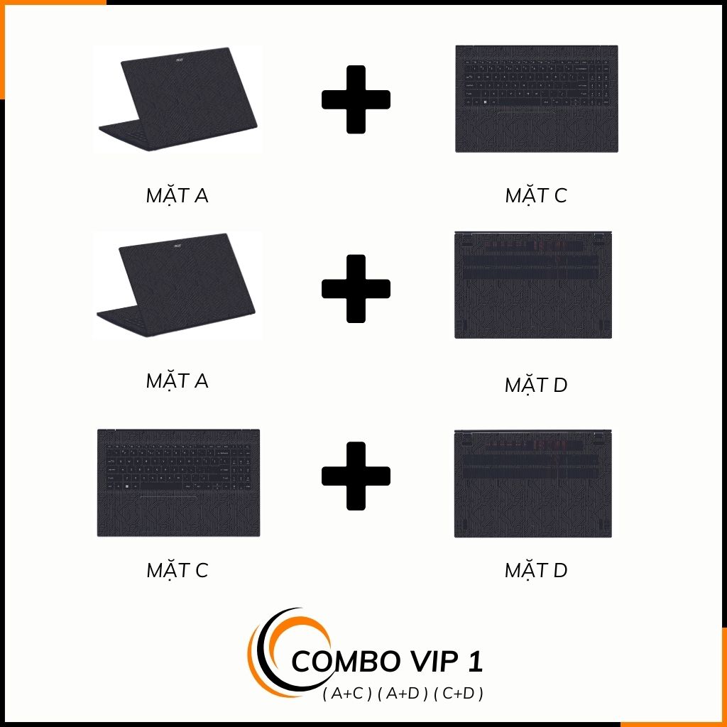 Dán skin laptop asus, dell , acer, hp, msi chính hãng ORAFOL nhập khẩu ĐỨC - SKIN 3M - LAPTOP - PATTEN TEXTURE 02 - SK-B05-02 phụ kiện điện thoại huỳnh tân store