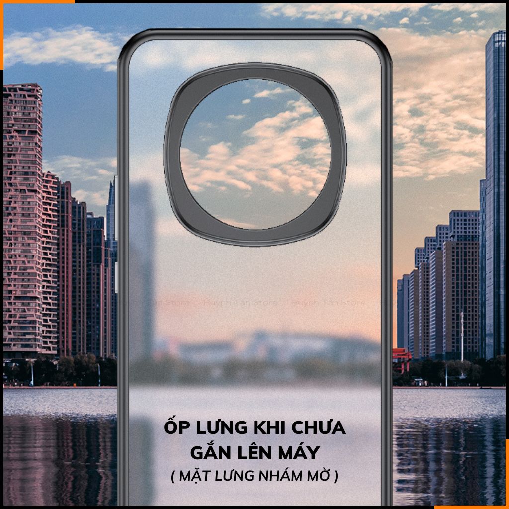 Ốp lưng honor magic 6 pro chống sốc chống vân tay NHÁM VIỀN MÀU VER 2 bảo vệ camera phụ kiện huỳnh tân store