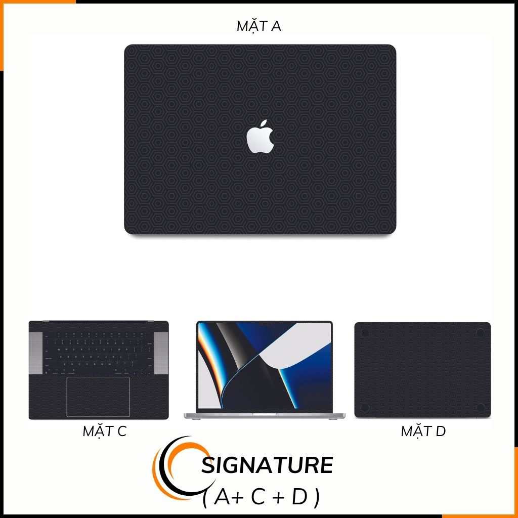 Dán skin macbook pro, macbook air chính hãng 3M nhập khẩu USA - SKIN 3M - MACBOOK - PATTEN TEXTURE 05 - SK-B05-05 phụ kiện điện thoại huỳnh tân store