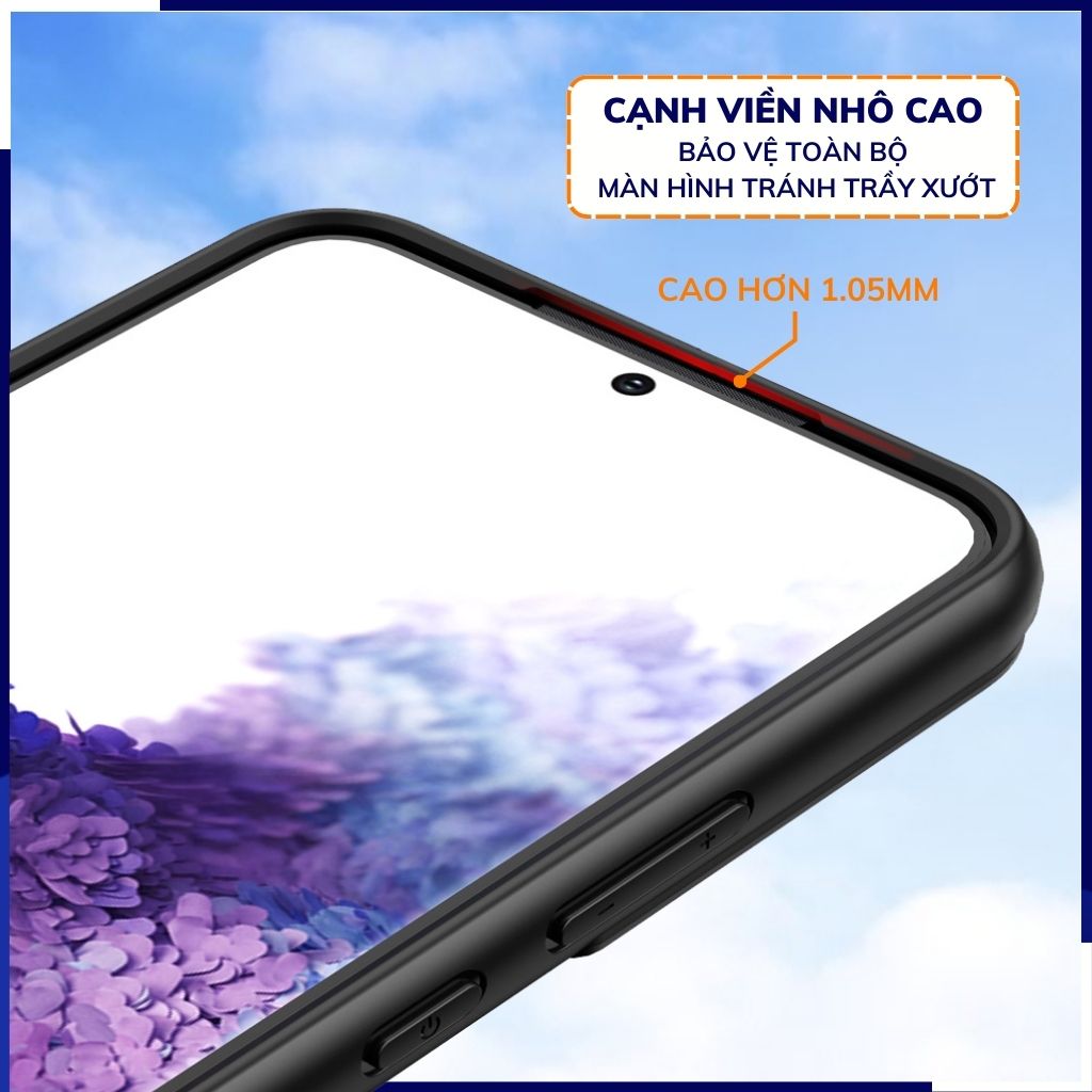 Ốp lưng s22 plus clear color ver 1 viền màu mặt lưng trong suốt không ố vàng bảo vệ camera phụ kiện huỳnh tân store