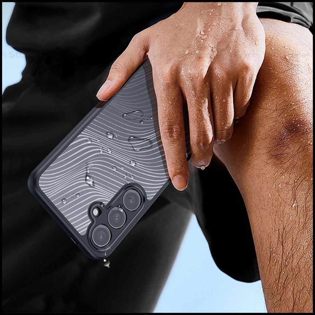 Ốp lưng samsung s25 / s24 aimo chính hãng duxducis chống va đập trong suốt không ố vàng huỳnh tân store