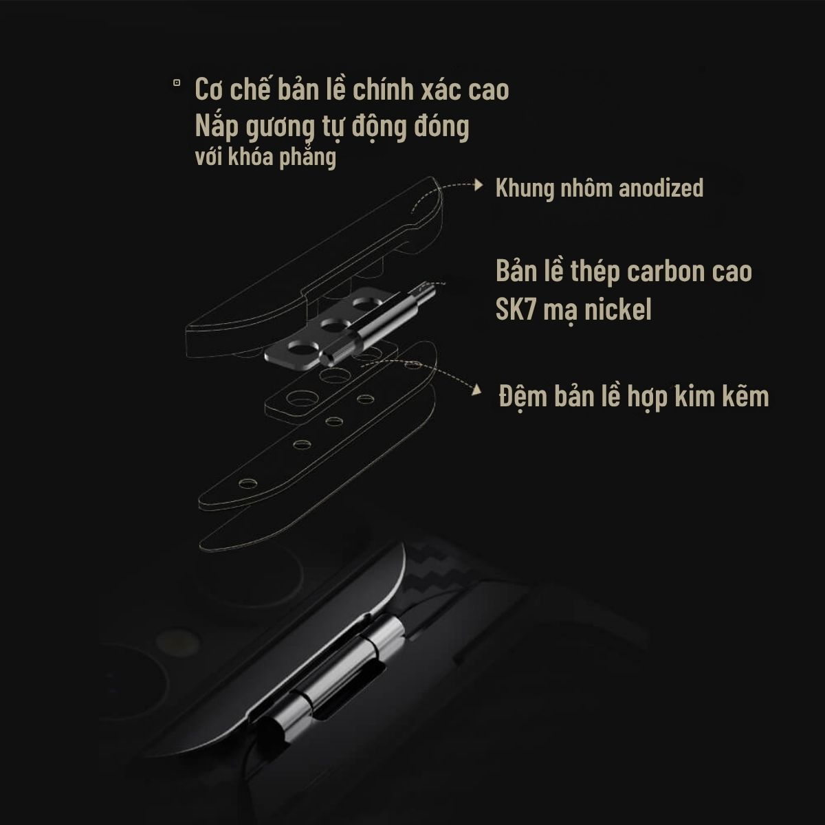 Ốp lưng Samsung S25 Ultra sạc từ tính kèm giá đỡ camera xếp gọn NILLKIN CarboProp Magnetic