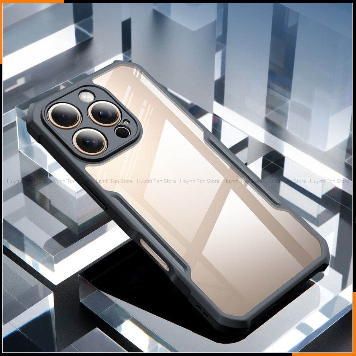 Ốp lưng iphone 17 16 pro max ip 15 14 13 x xs max xr XUNDD trong suốt chống sốc chính hãng huỳnh tân