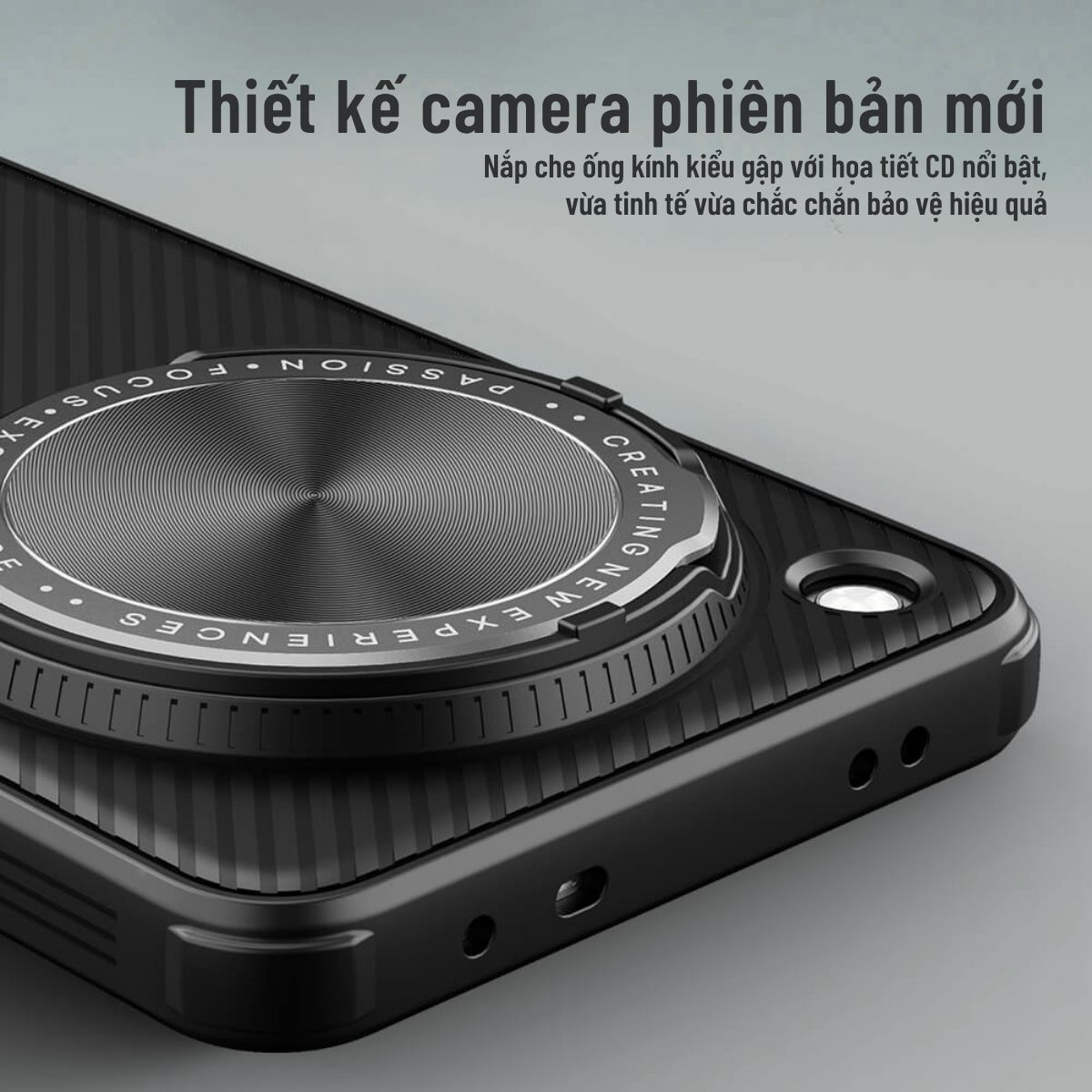 Ốp lưng Oppo Find X8 Ultra giá đỡ điện thoại bảo vệ camera chống sốc Nillkin CamShield ProP