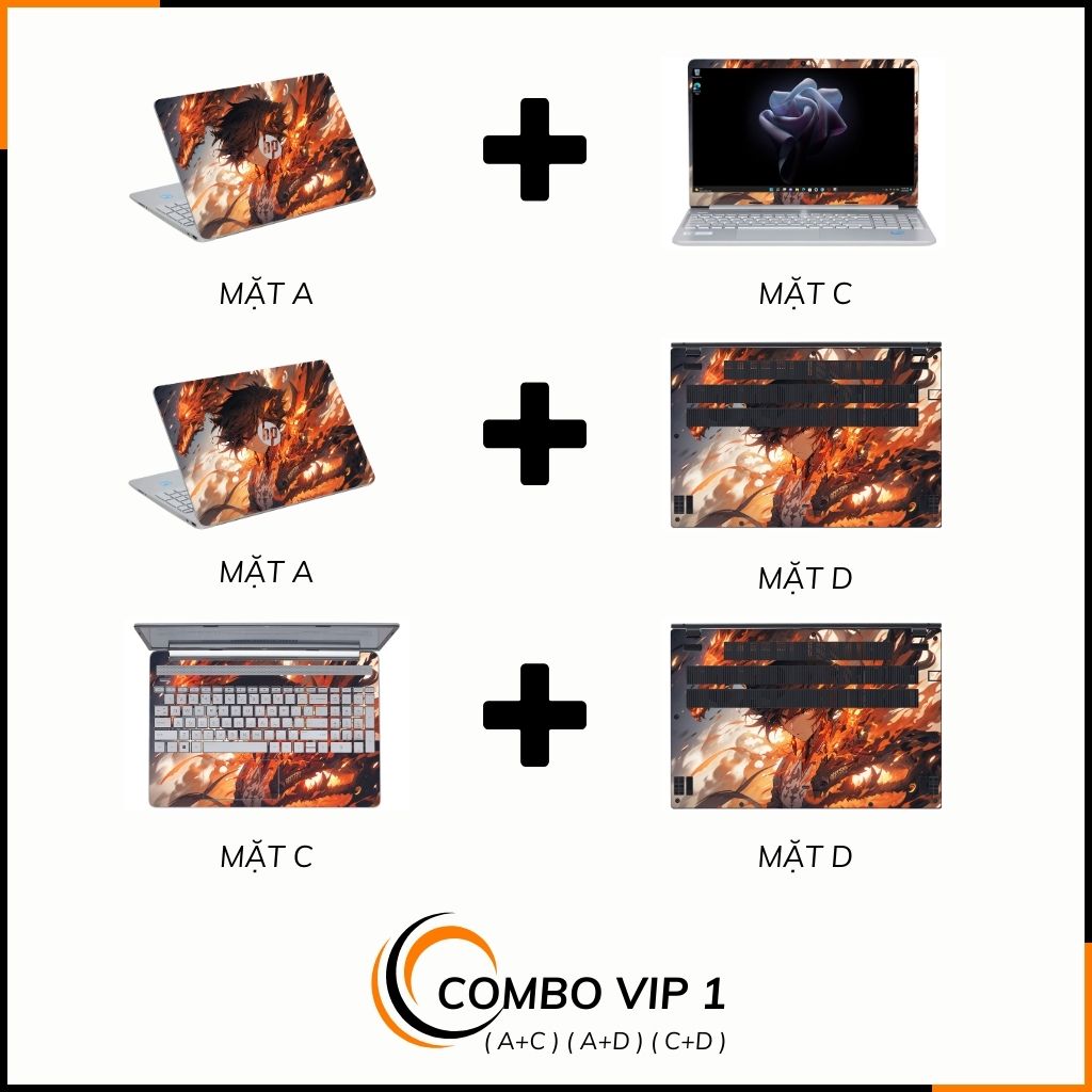 Dán skin laptop asus, dell , acer, hp, msi chính hãng ORAFOL nhập khẩu ĐỨC - SKIN 3M - LAPTOP - ANIME - SKN C04 phụ kiện điện thoại huỳnh tân store