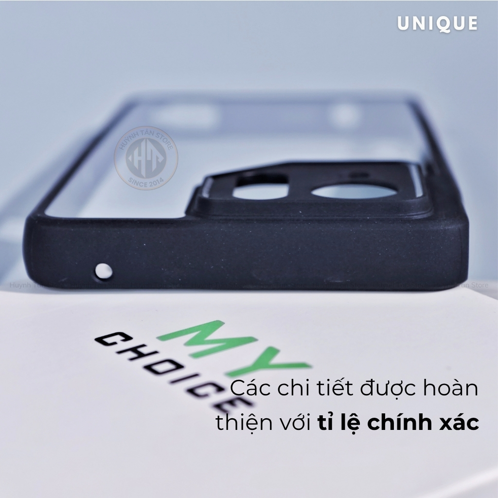 Ốp lưng asus rog 9 pro 8 8 pro ultra trong suốt không ố vàng bảo vệ camera UNIQUE TRONG phụ kiện huỳnh tân store