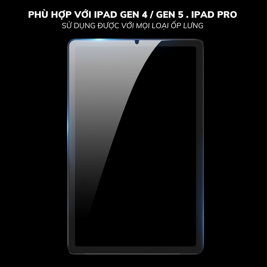 Cường lực ipad air 4 air 5 ipad pro 11 inch trong suốt KHÔNG VIỀN ĐEN chống bám vân tay chính hãng DUXDUCIS phụ kiện