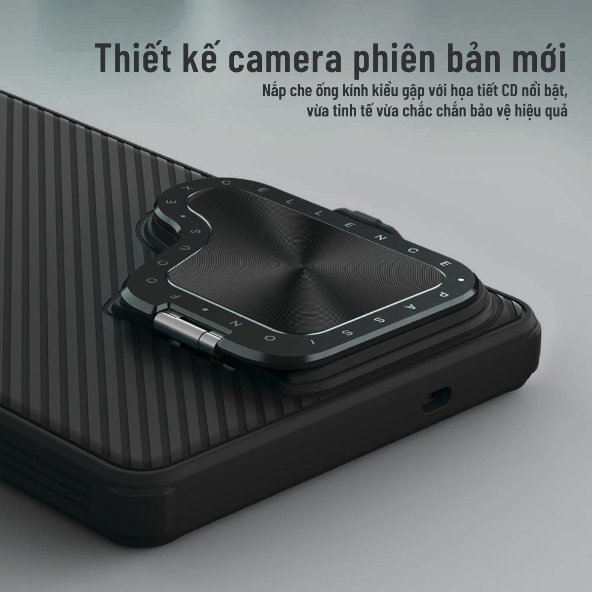 Ốp lưng Samsung S25 Ultra/ S24 Ultra giá đỡ điện thoại bảo vệ camera chống sốc Nillkin CamShield ProP