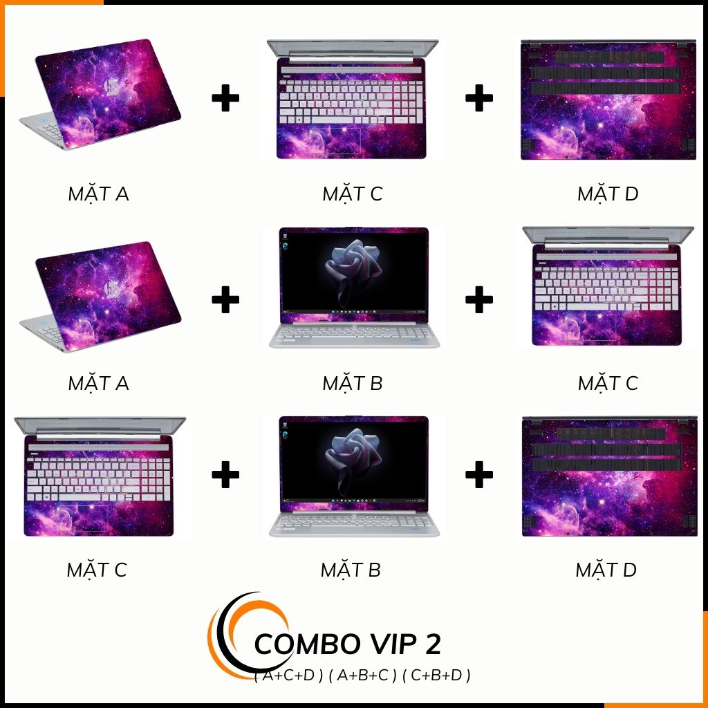 Dán skin laptop asus, dell , acer, hp, msi chính hãng ORAFOL nhập khẩu ĐỨC - SKIN 3M - LAPTOP - GALAXY - SKN D02 phụ kiện điện thoại huỳnh tân store