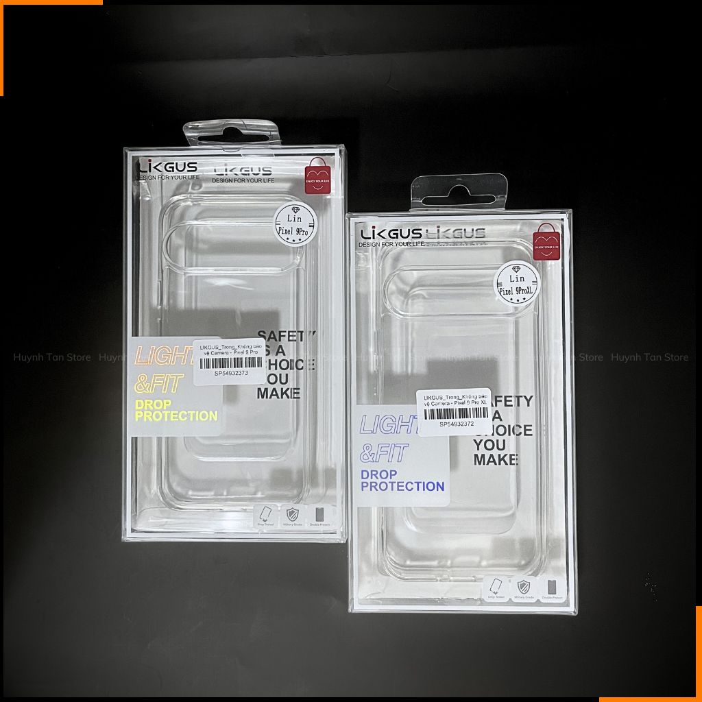 Ốp lưng LikGus trong suốt chống sốc bảo vệ camera Google Pixel 9 pro xl 9 pro 9 chính hãng huỳnh tân store