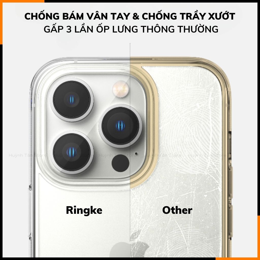 Ốp lưng iphone 15 pro max RINGKE chính hãng trong suốt chống sốc FUSION chống ố vàng phụ kiện điện thoại huỳnh tân