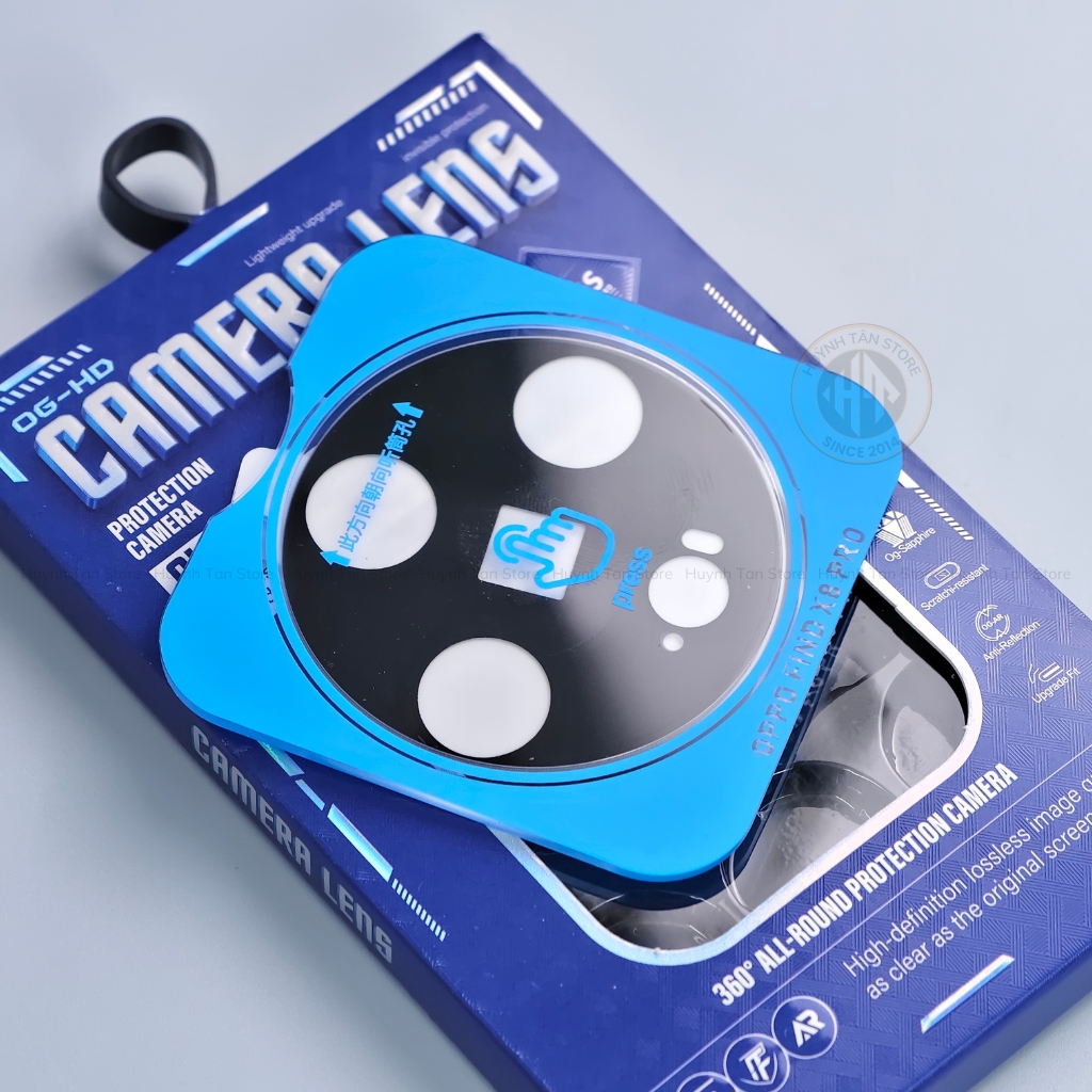 Kính cường lực camera Oppo Find X8 Ultra , X8 Pro , X8 , X7 Ultra, X7, Find N5 FULL ĐEN chống chói công nghệ AR có khung tự dán bảo vệ toàn diện phụ kiện huỳnh tân store