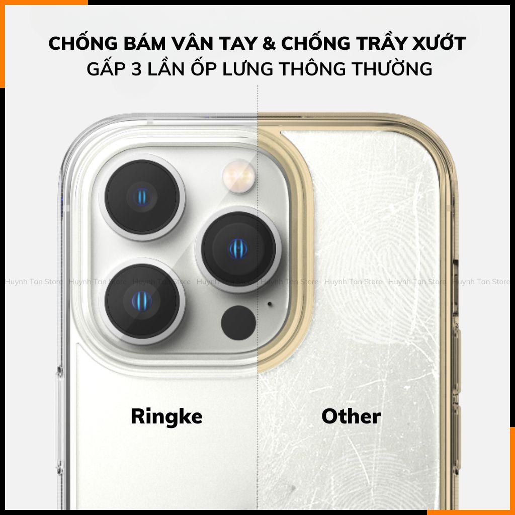Ốp lưng iphone 16 RINGKE chính hãng trong suốt chống sốc FUSION X chống ố vàng huỳnh tân store