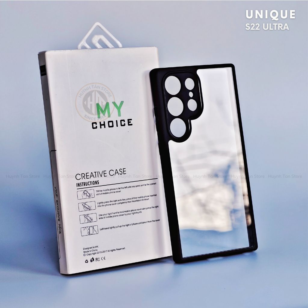 Ốp lưng samsung s25 ultra s25 edge s24 fe s23 fe s22 ultra chống sốc chống vân tay UNIQUE bảo vệ camera phụ kiện huỳnh tân store
