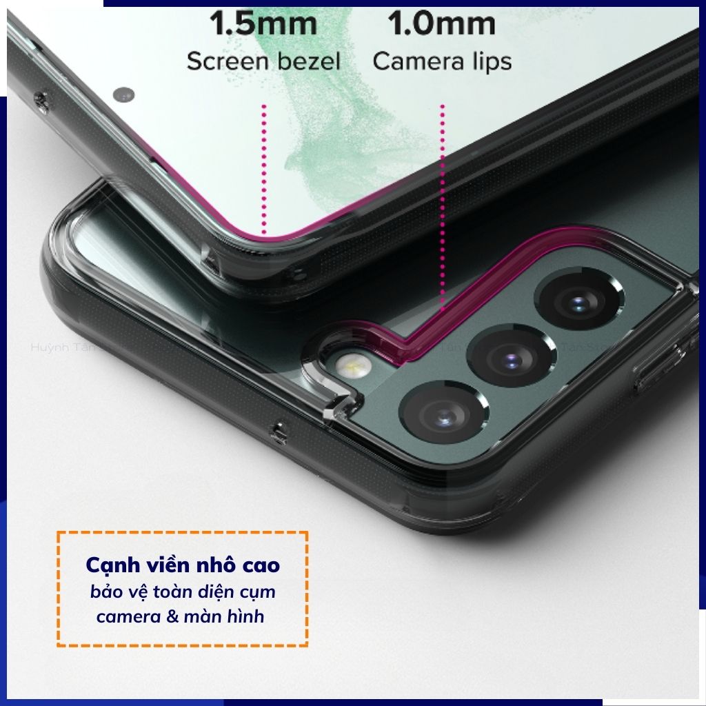 Ốp lưng samsung s22, s22 plus chống sốc Ringke Fusion X chính hãng Korea bảo vệ camera phụ kiện huỳnh tân store