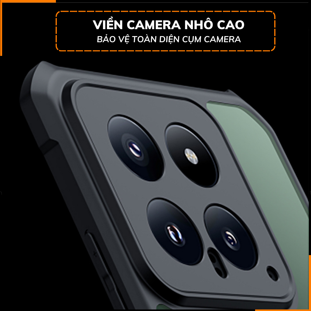 Ốp lưng xiaomi 14 mi 14 pro chống sốc xundd bảo vệ camera chính hãng chống ố vàng phụ kiện điện thoại huỳnh tân store