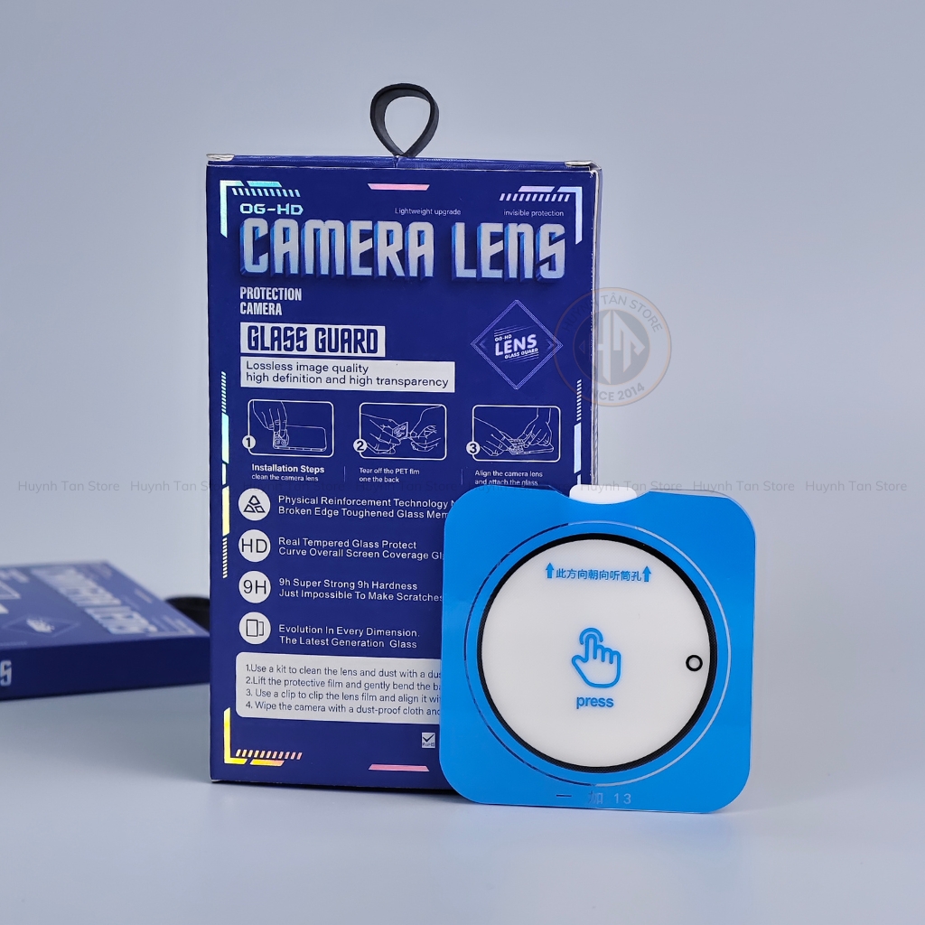 Kính cường lực camera Oneplus 13 FULL ĐEN chống chói công nghệ AR có khung tự dán chống trầy bảo vệ toàn diện phụ kiện huỳnh tân store