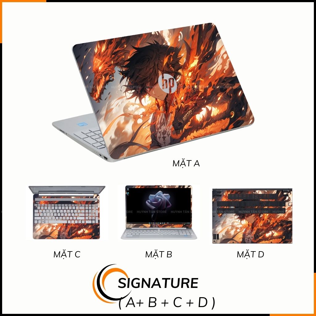 Dán skin laptop asus, dell , acer, hp, msi chính hãng ORAFOL nhập khẩu ĐỨC - SKIN 3M - LAPTOP - ANIME - SKN C04 phụ kiện điện thoại huỳnh tân store